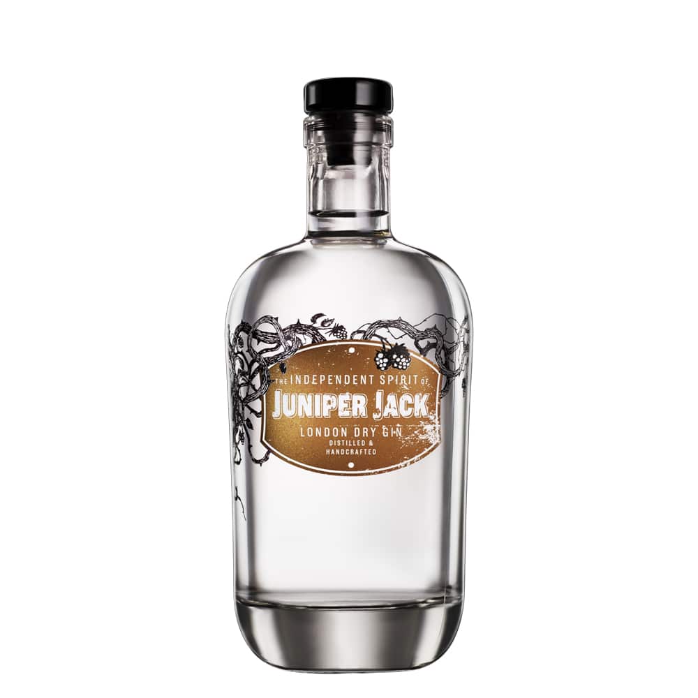 Altes Design Juniper Jack London Dry Gin Flasche