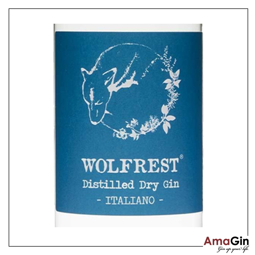 Wolfrest Gin Etikett