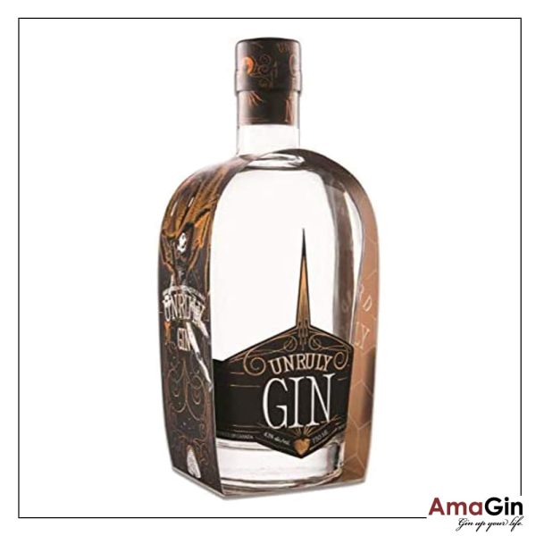 Unruly Gin mit Verpackung