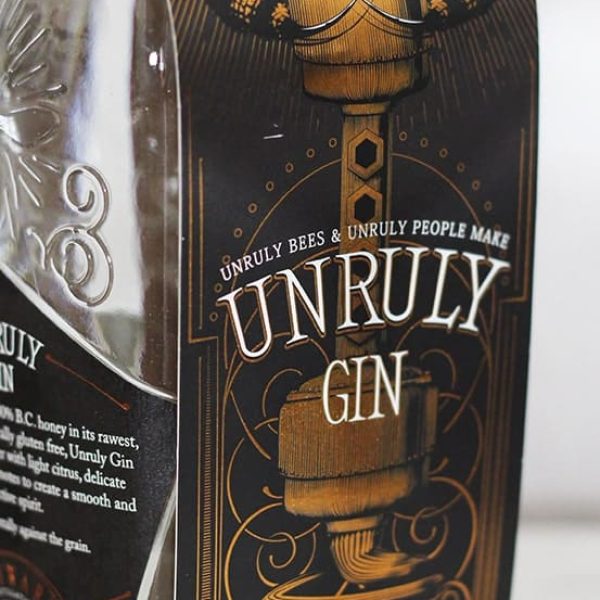 Unruly Gin Verpackungsdetails